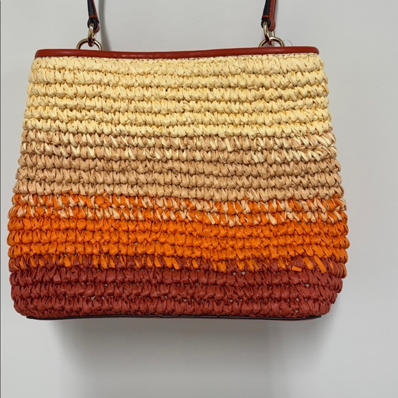 NWT Michael Kors Sunset Woven Shoulder Bag - Picture 3 of 6